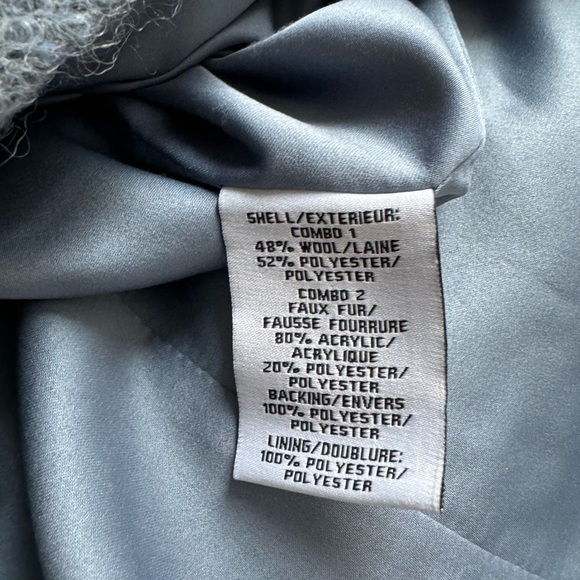 Belle Badgley Mischka The Holly Coat with Faux Fur Hood - Picture 7 of 7